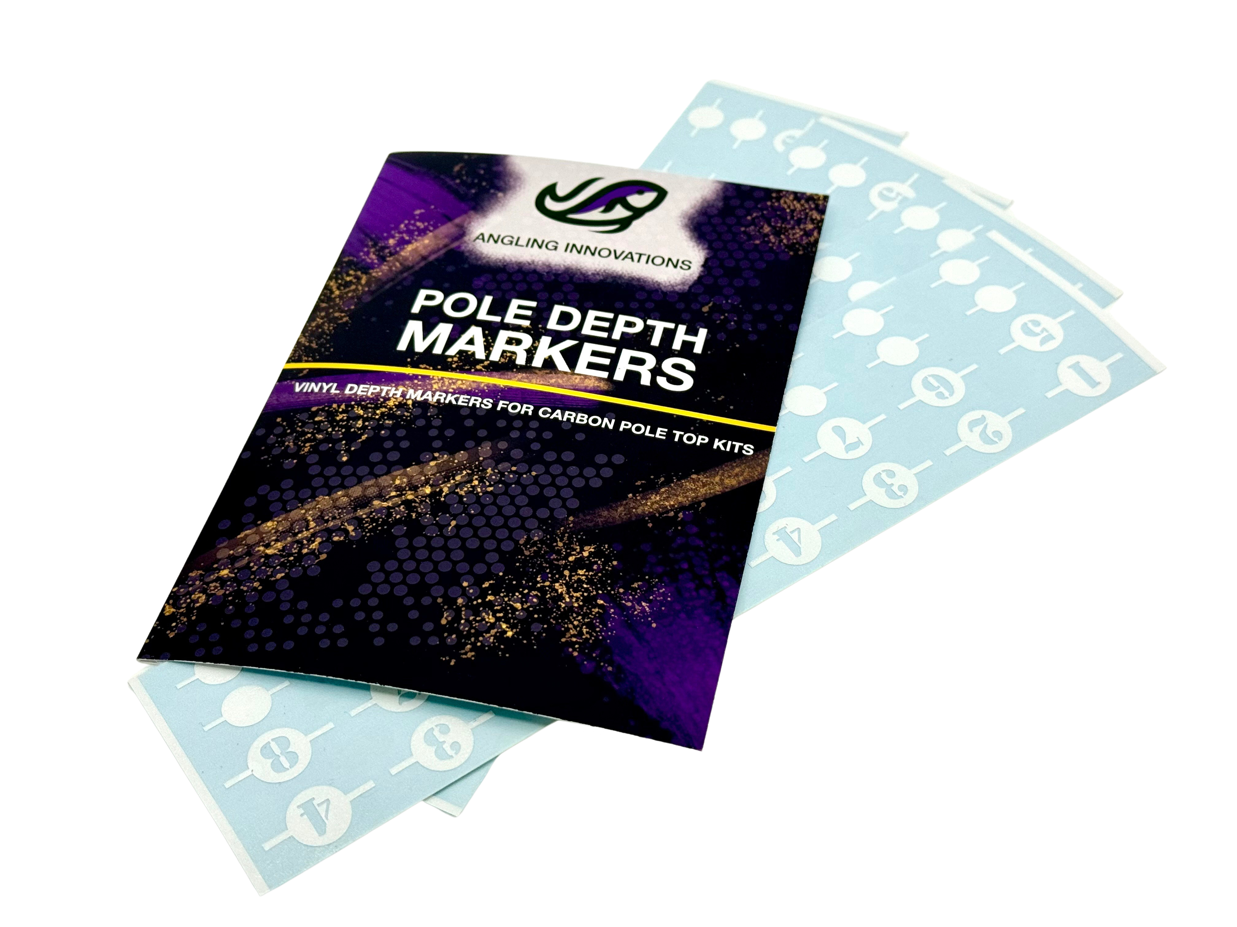 Pole Depth Markers (vinyl) for carbon pole top kits